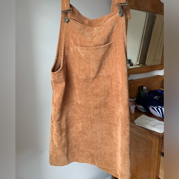 Camel cute corduroy jumpsuit - Picture 3 of 3